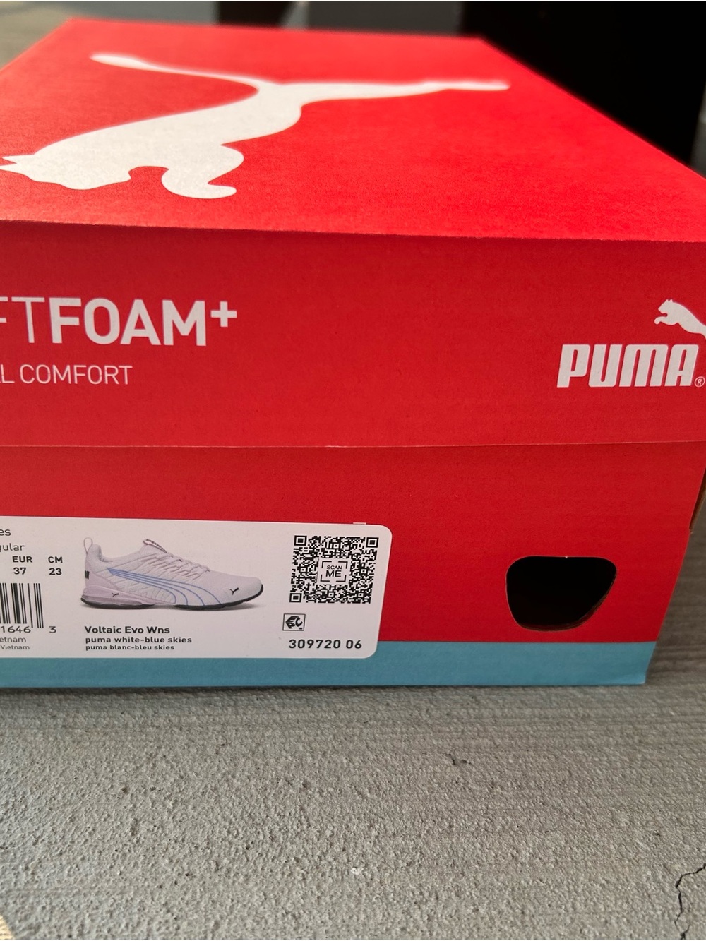 Puma White Pink & Light Blue Women's Athletic Sneakers NEW IN BOX. - Picture 2 of 12